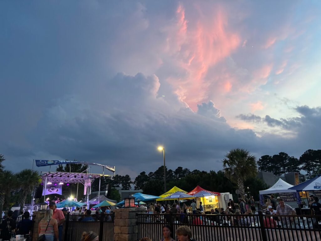 Potential UFO sighting over “Wingfest” in Pooler GA, on 6/7/25. Potential UFO sighting over “Wingfest” in Pooler GA, on 6/7/25.