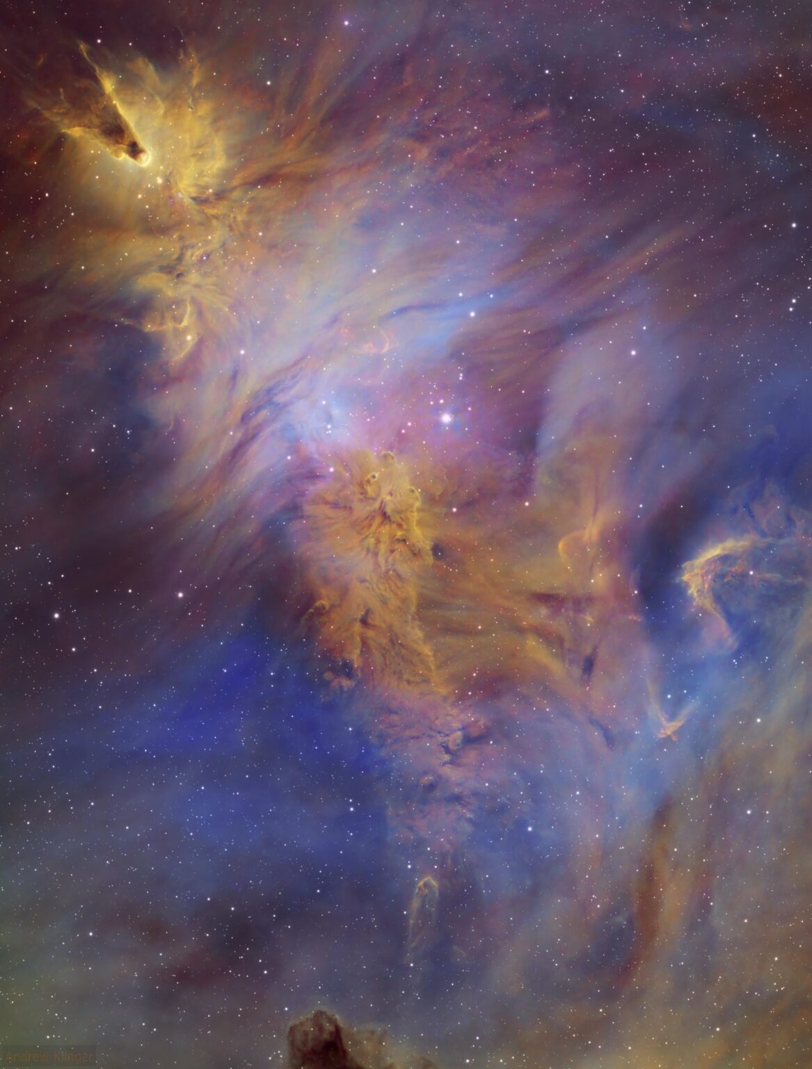 The Cone Nebula (NGC 2264) imaged in SHO