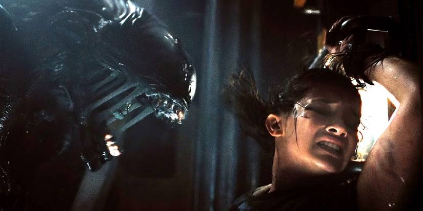 Xenomorph and Rain in Alien Romulus