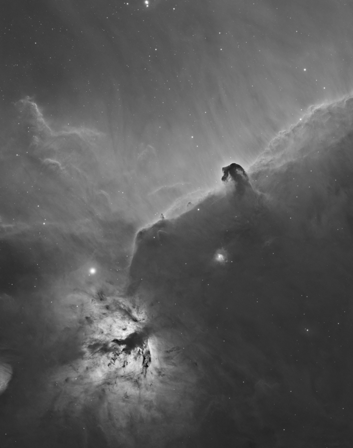 Horsehead, IC434, hydrogen alpha