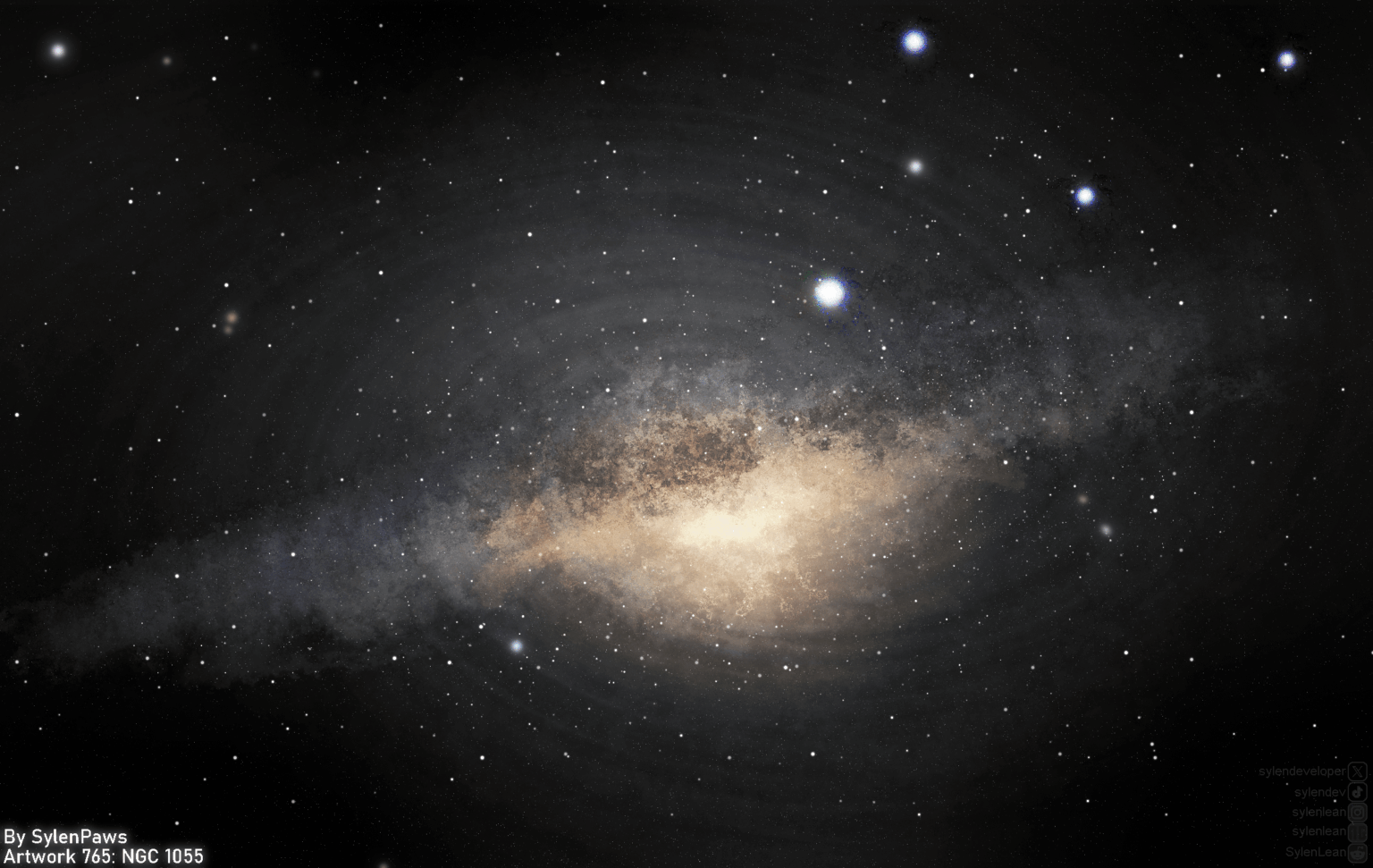 Artwork 765: NGC 1055 Artwork 765: NGC 1055