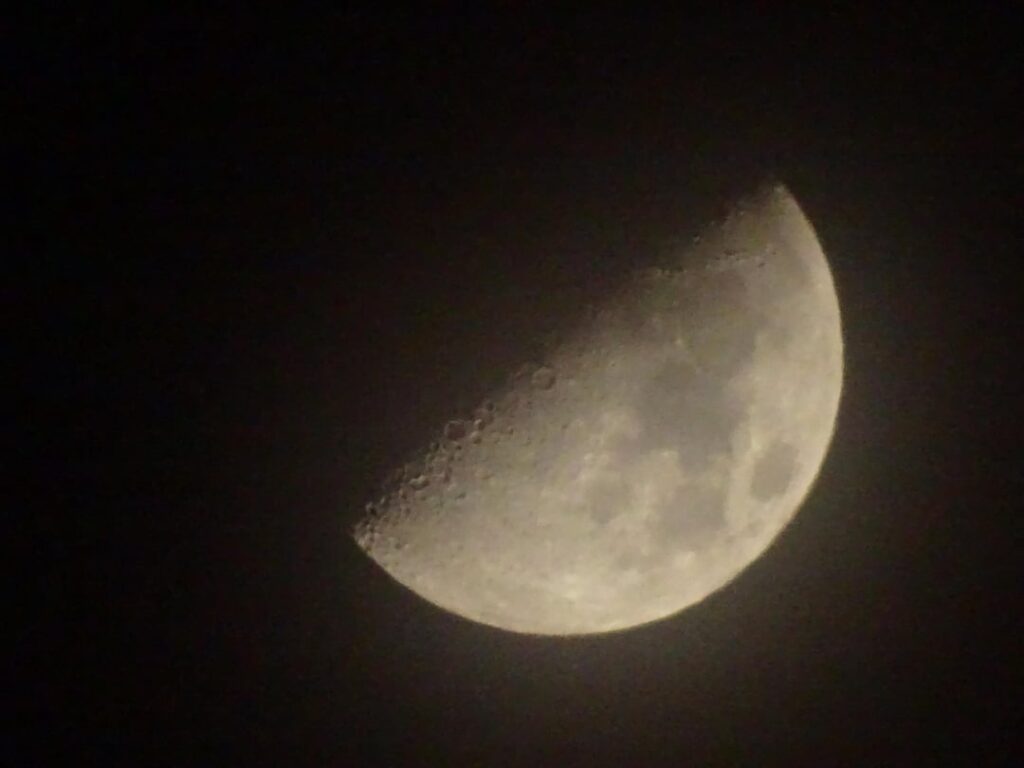 Moon upside down? Taken 3/26/26 in Michigan
