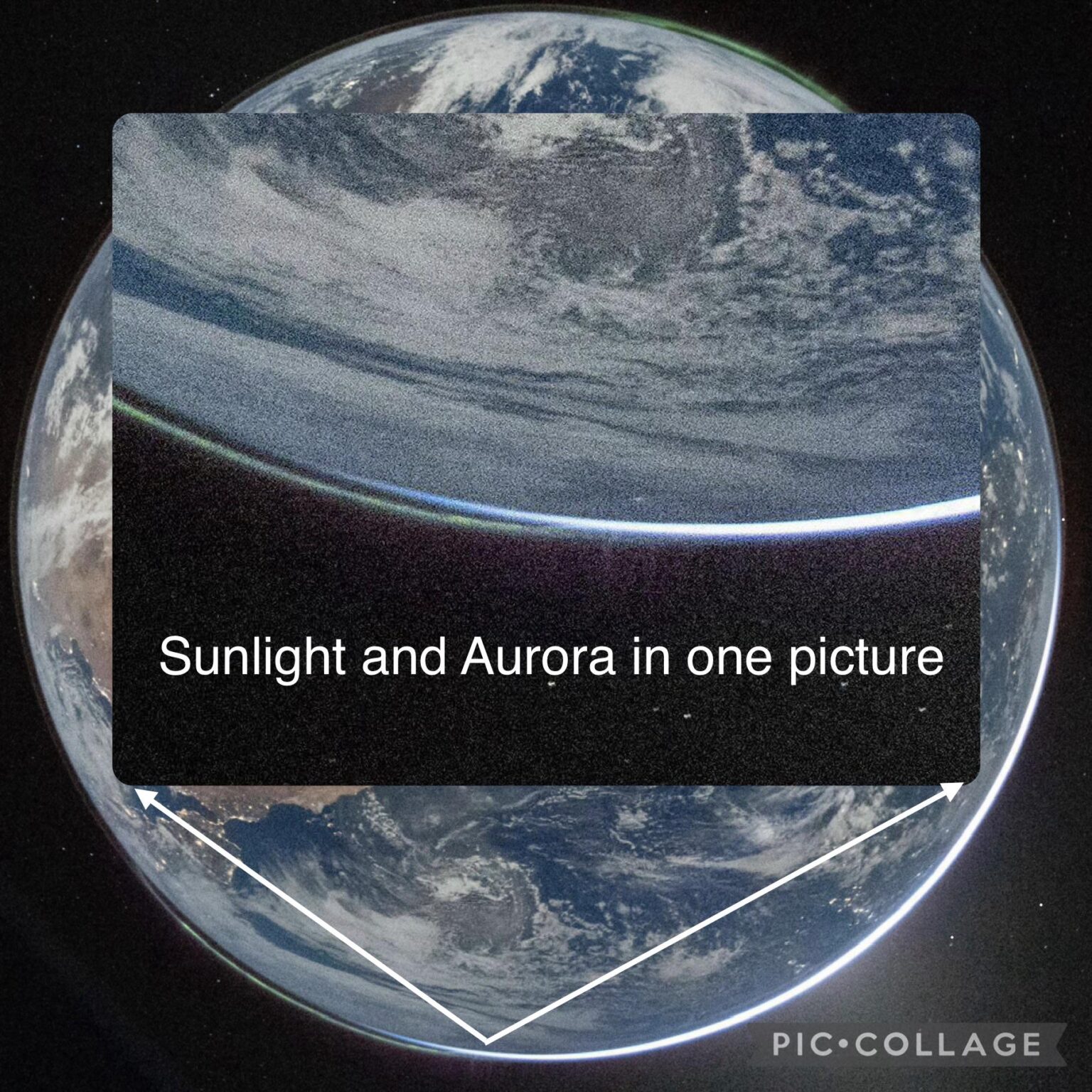 Daylight and Aurora in one pic.