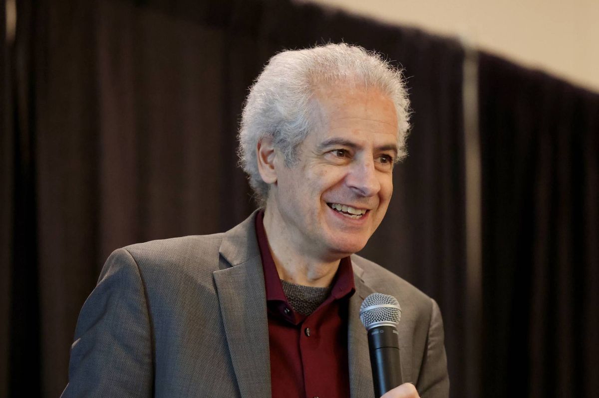 Nick Pope attends the 'Secrets of a Government UFO Investigator' panel at AlienCon 2023 at the Pasadena Convention Center on March 04, 2023 in Pasaden