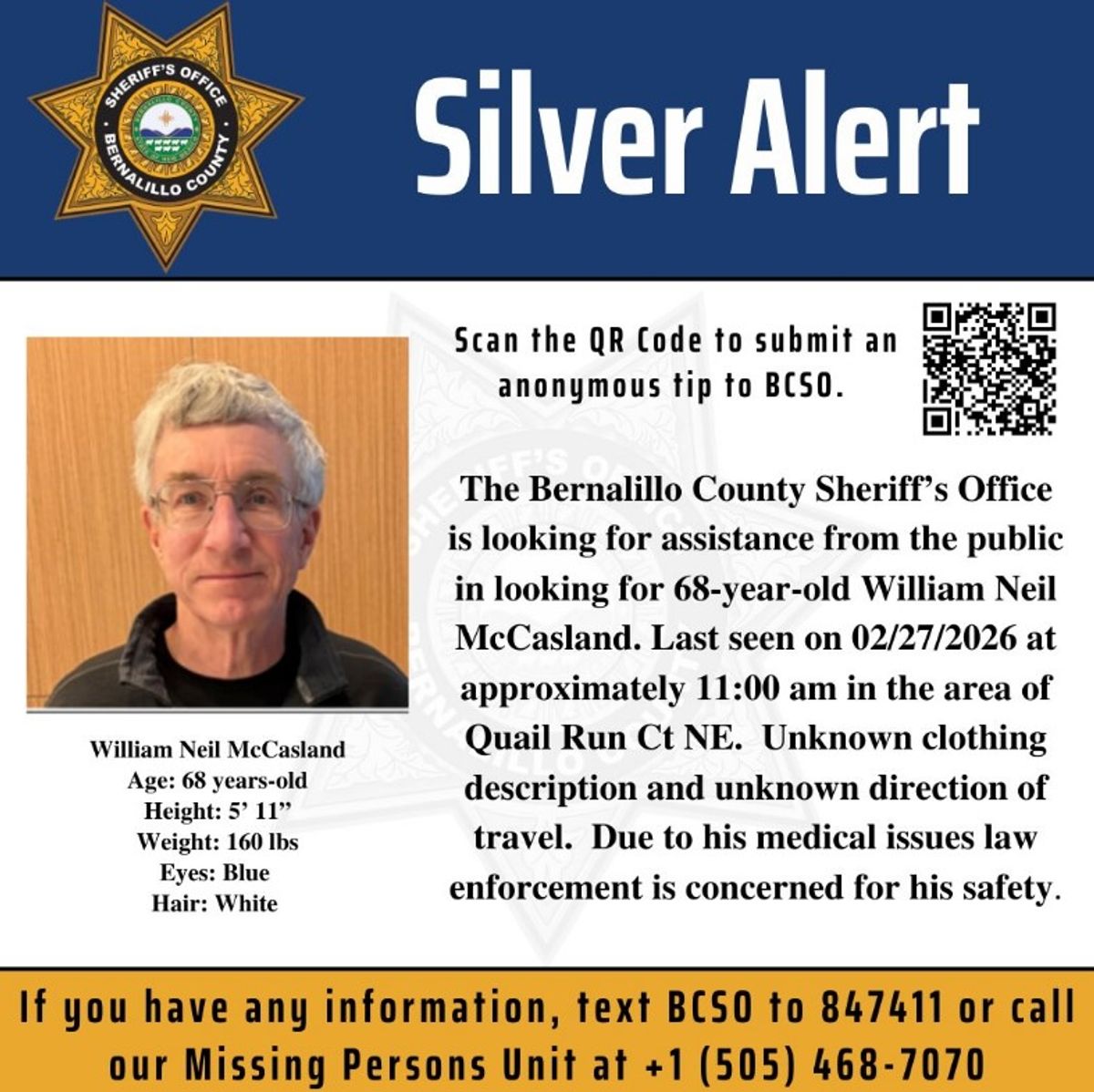 William Neil McCasland.