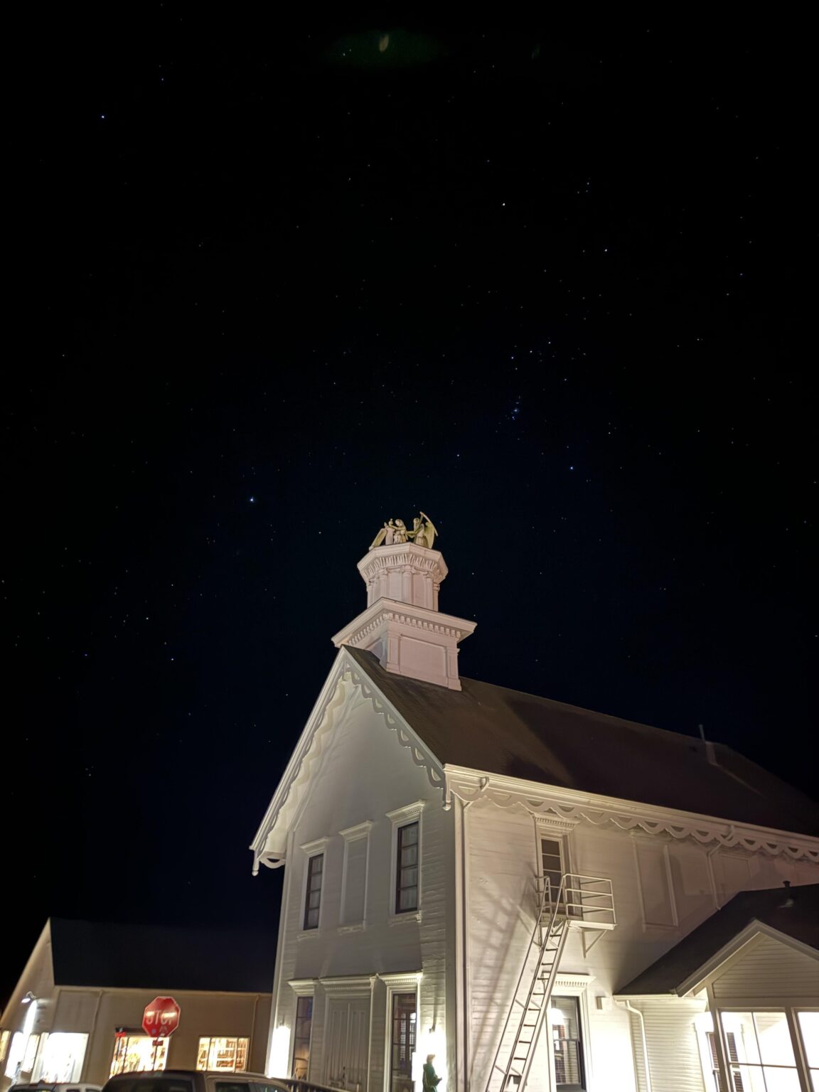 Can someone help me identify what is in the top center section of this picture?