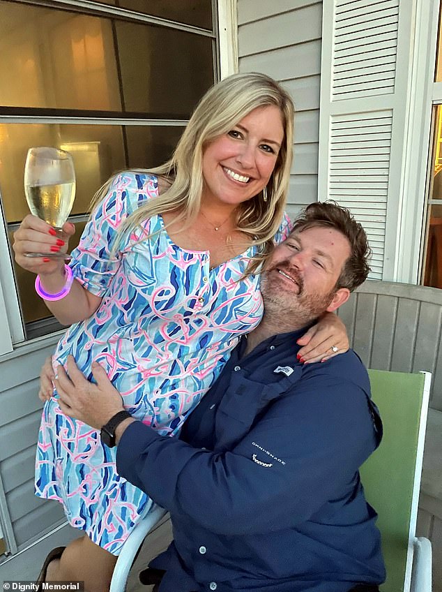 Pictured: Virginia resident and Air Force veteran Matthew Sullivan seen with his wife