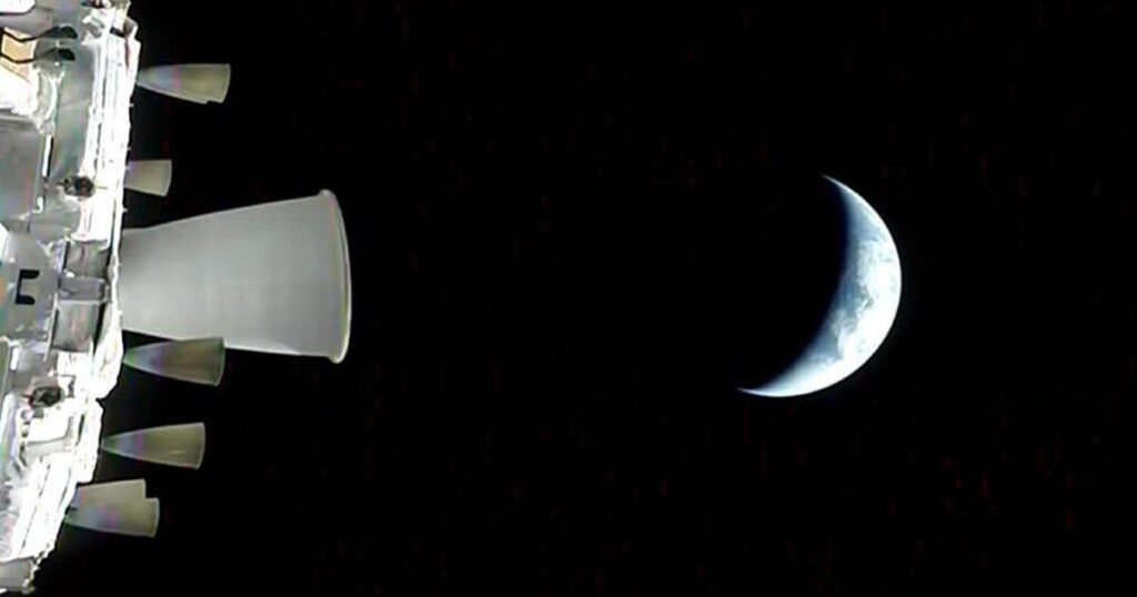 Artemis II crew clears Earth orbit, heads for the moon