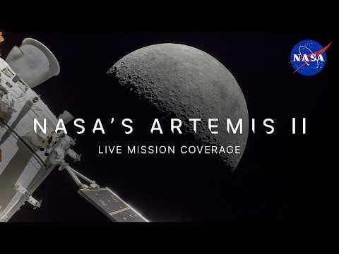 Seeking identification of object crossed NASA Artemis II Live Stream between 02D18H38M and 02D18H39M ?