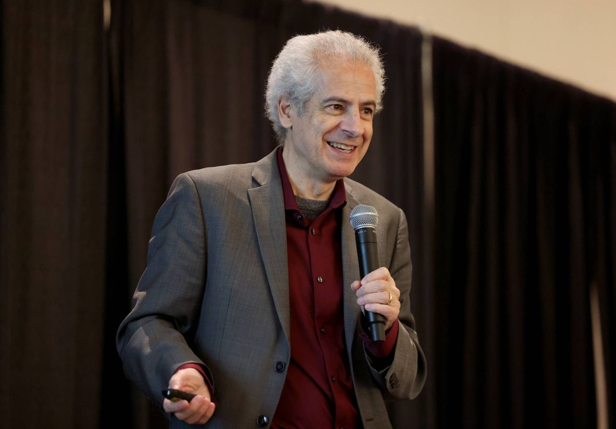 Nick Pope attends the 'Secrets of a Government UFO Investigator' panel at AlienCon 2023 at the Pasadena Convention Center on March 04, 2023 in Pasaden