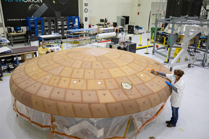NASA confident Artemis 2 heat shield will protect crew during re-entry – Spaceflight Now NASA confident Artemis 2 heat shield will protect crew during re-entry – Spaceflight Now