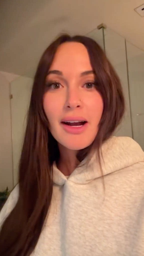 Kacey Musgraves recounted what she called the “craziest f–king orb UFO experience” on her Instagram Stories on Friday, April 10. spaceykacey/Instagram