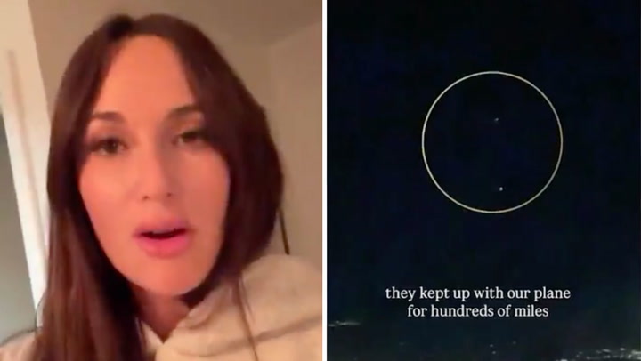 Kacey Musgraves posts video of ‘UFOs escorting her jet’ | News Video Player Placeholder