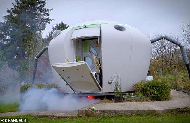 Inside the UFO hotel in Wales - with 'spacecraft' door, NASA-designed interiors and Doctor Who TARDIS bathroom