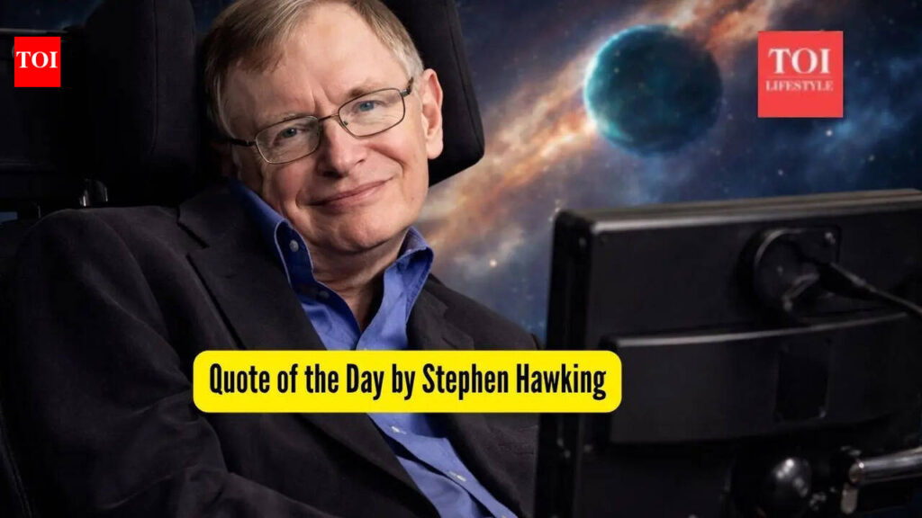Stephen Hawking Quote: Quote of the Day by Stephen Hawking, “We are just an advanced breed of monkeys on a minor planet of a very average star. But we can understand the Universe. That makes us something very special ”