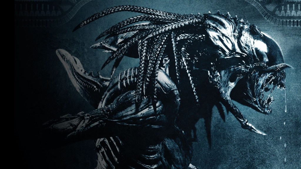 A Predator-born Xenomorph in a promotional image for Alien Vs Predator: Requiem (2007)