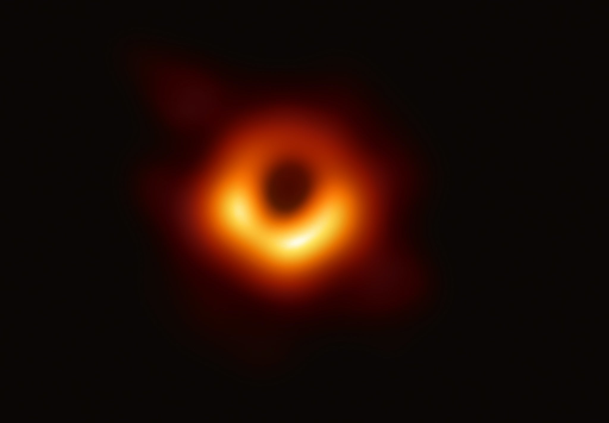 The first photo of a black hole, taken in 2020