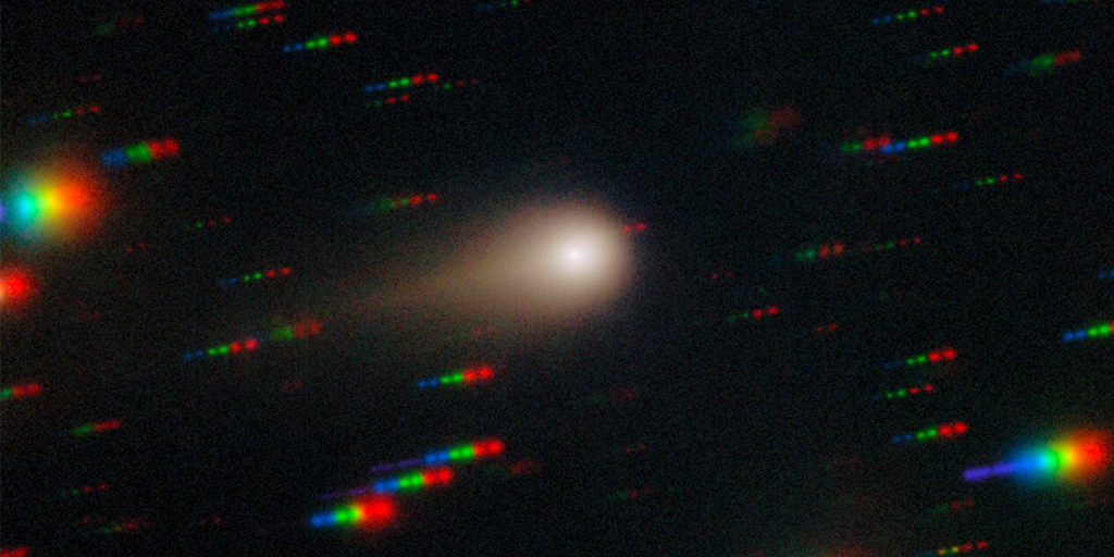 Rare comet observed to be spewing tons of water into space