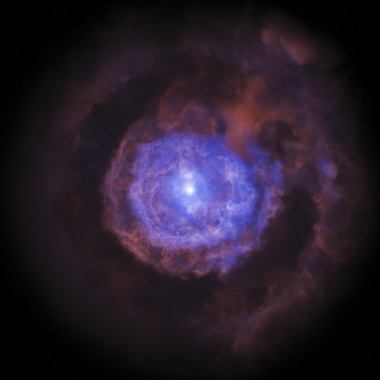 Your granny's silverware set was once this [Procedural nebula render]