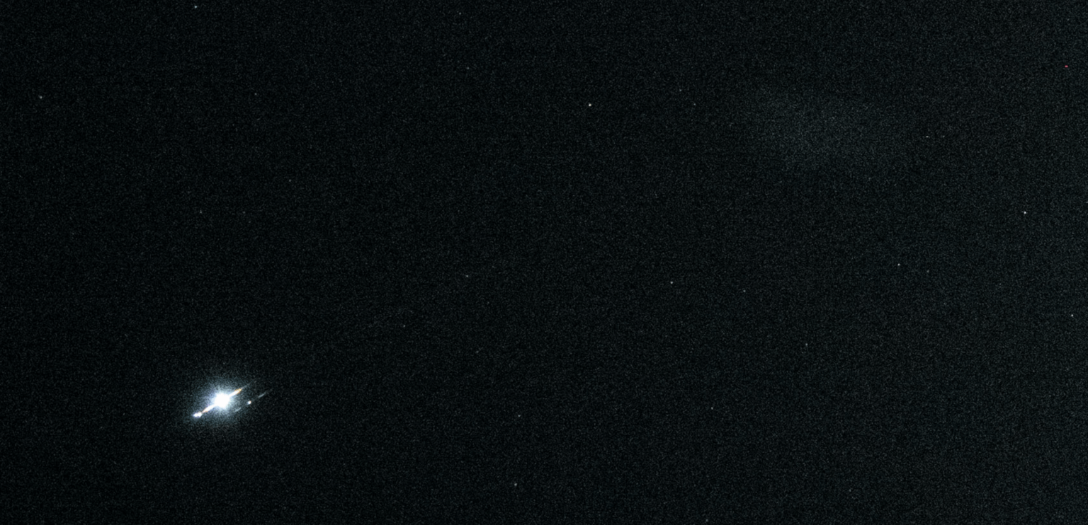 What is this from the Artemis II solar eclipse photo?