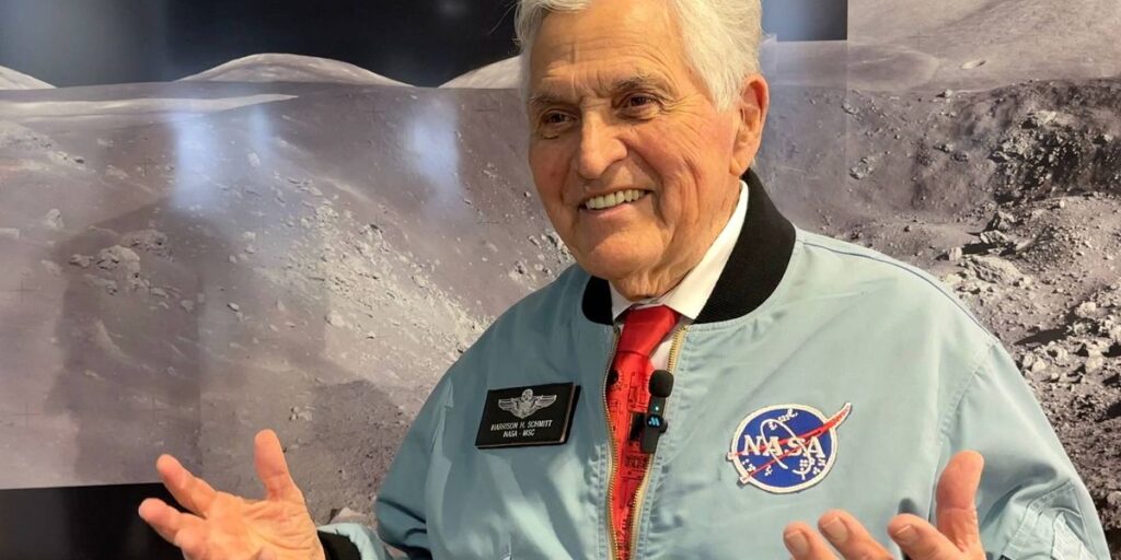 Q&A: Apollo astronaut Schmitt talks about getting back to the moon and life in the universe