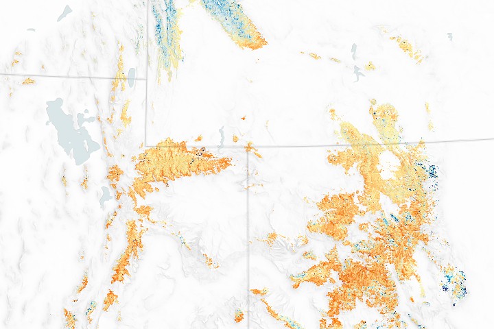 Snow Is Scarce in the Upper Colorado Basin