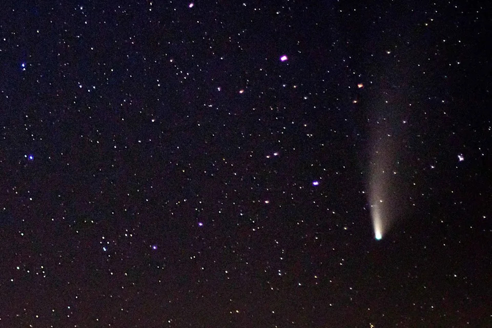 comet seen in the skyCredit: NurPhoto/Getty