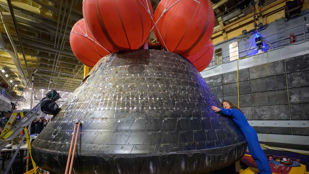 NASA Artemis II capsule returns to Kennedy Space Center