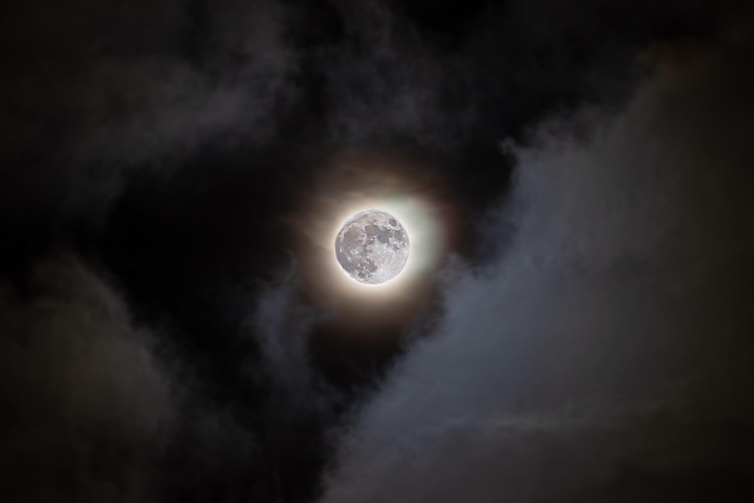 Pink moon composite