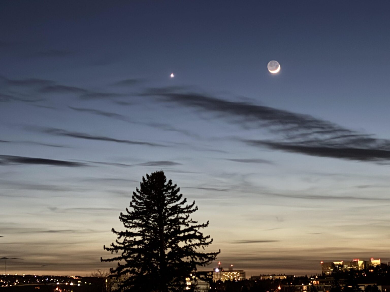 Moon & Venus