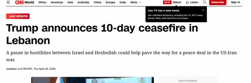 As the Mars/Lunar Node Window Closes, a 10-Day ceasefire to go into effect just two days before April 19, 2026. This should serve as a clear indication that when Armaaruss reveals his intentions, the outcome is just a matter of course.