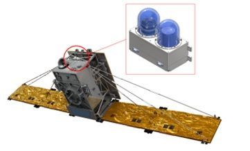 Location of Leodos attached to Next-Generation Small Satellite No. 2. Provided by the Korea Aerospace Administration (KASA)