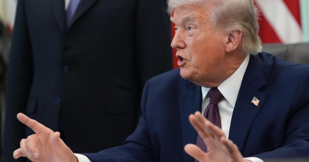 Trump says securing Strait of Hormuz is ‘not for us’