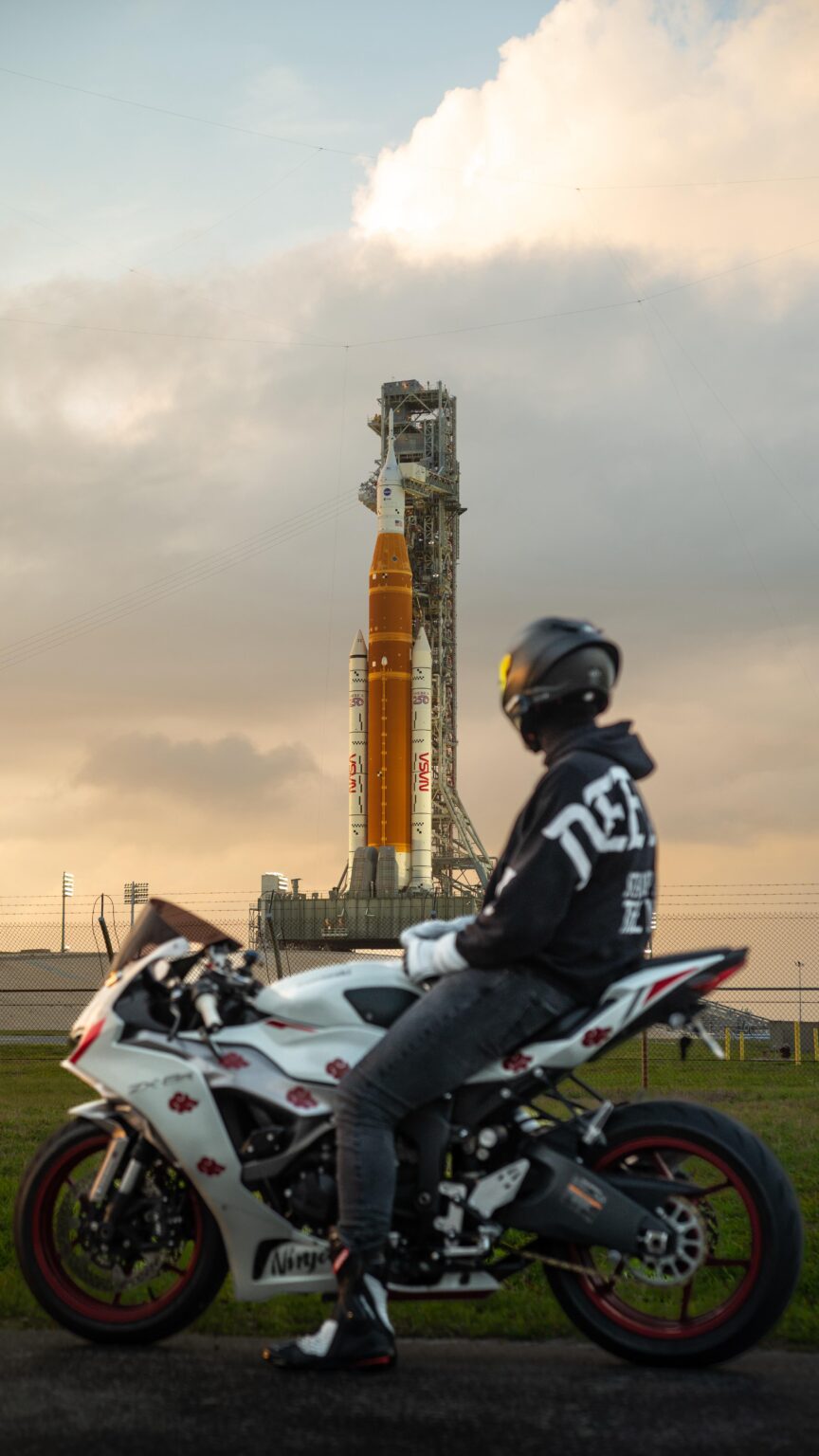 24 hours prior to launch, I was able to take my dream shot of Artemis.