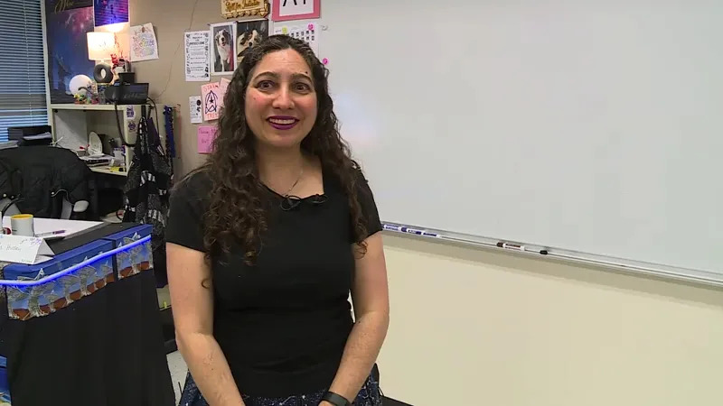 Teacher Sophia Hussain is overseeing a group of ninth grade girls from a Beaverton high school that was selected to create an experiment for NASA. April 24, 2026 (KOIN).1