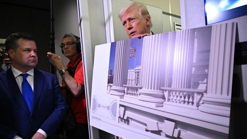 White House ballroom construction halted with 'top secret excavations' exposed. Trump admin urges restoring ballroom construction in emergency motion: 'Time is of the essence’.  President Donald Trump and his staff's "security and safety" are at risk by the judge's "untenable" ruling.