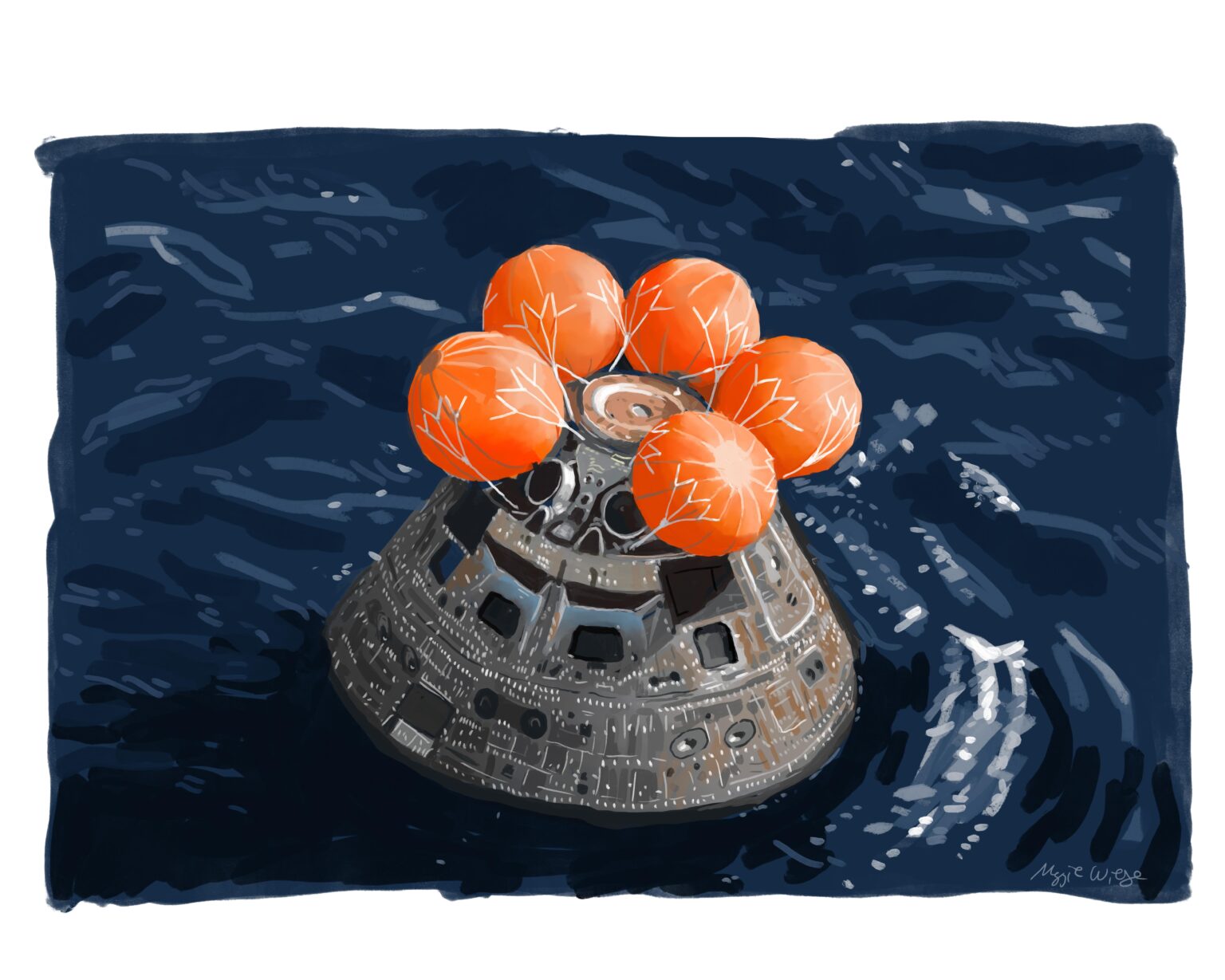 Orion Capsule Drawing