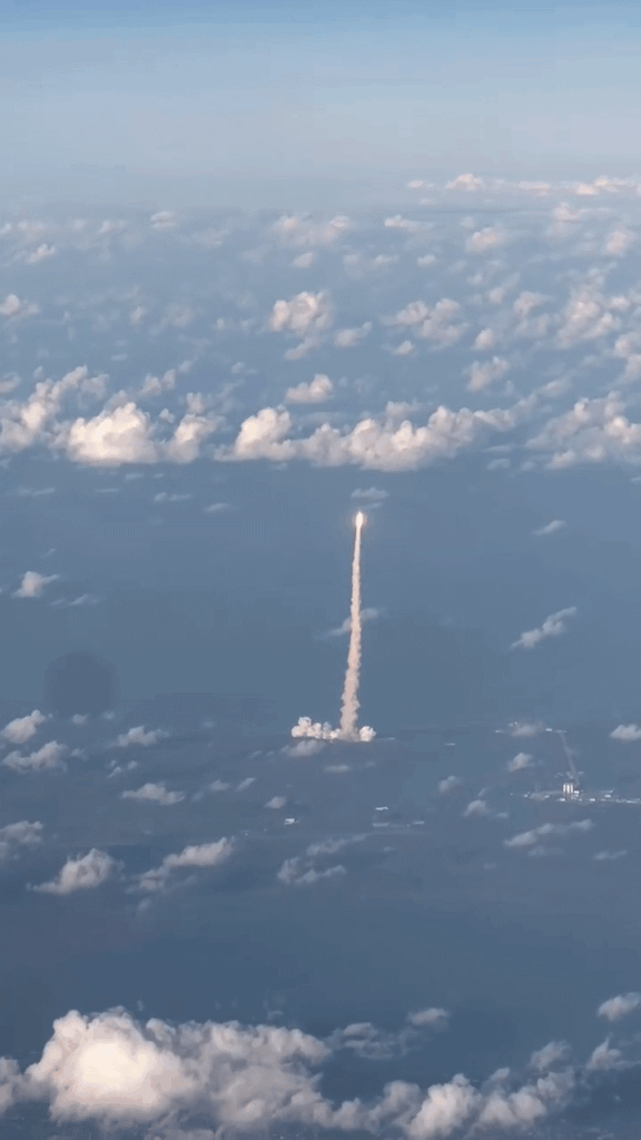 Artemis II from 30 thousand feet