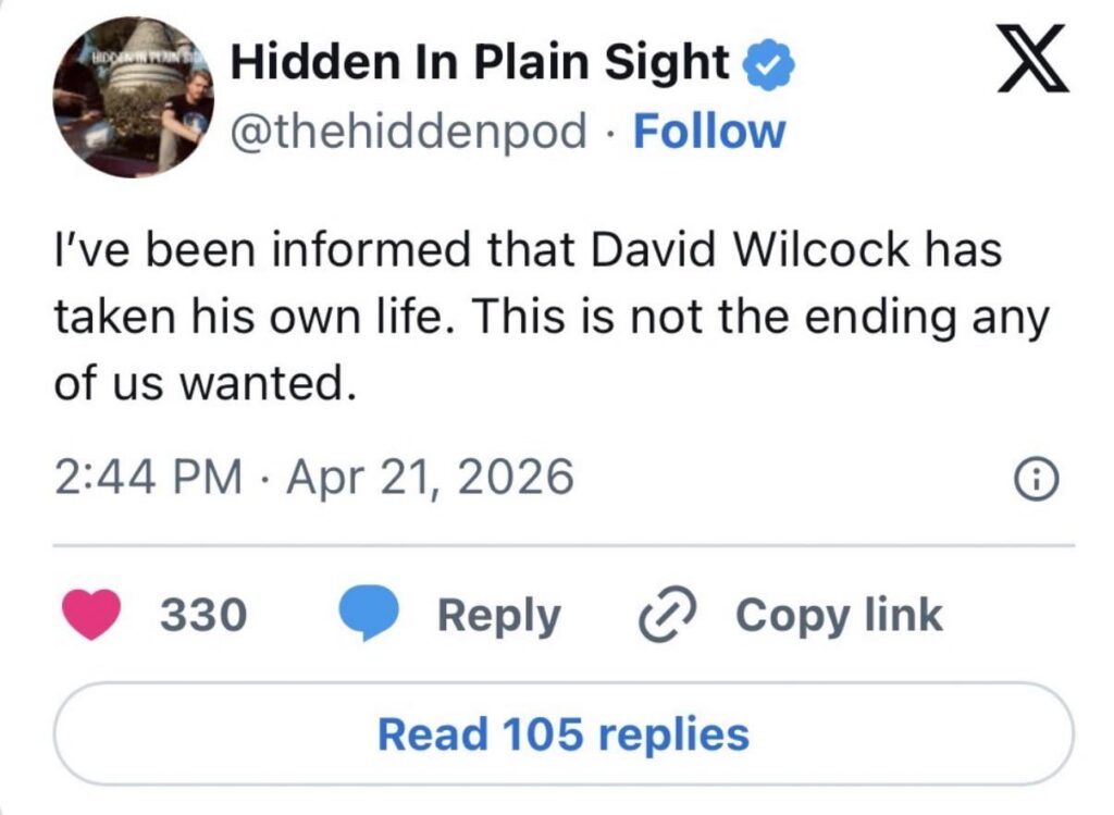 David Wilcock Takes His Own Life
