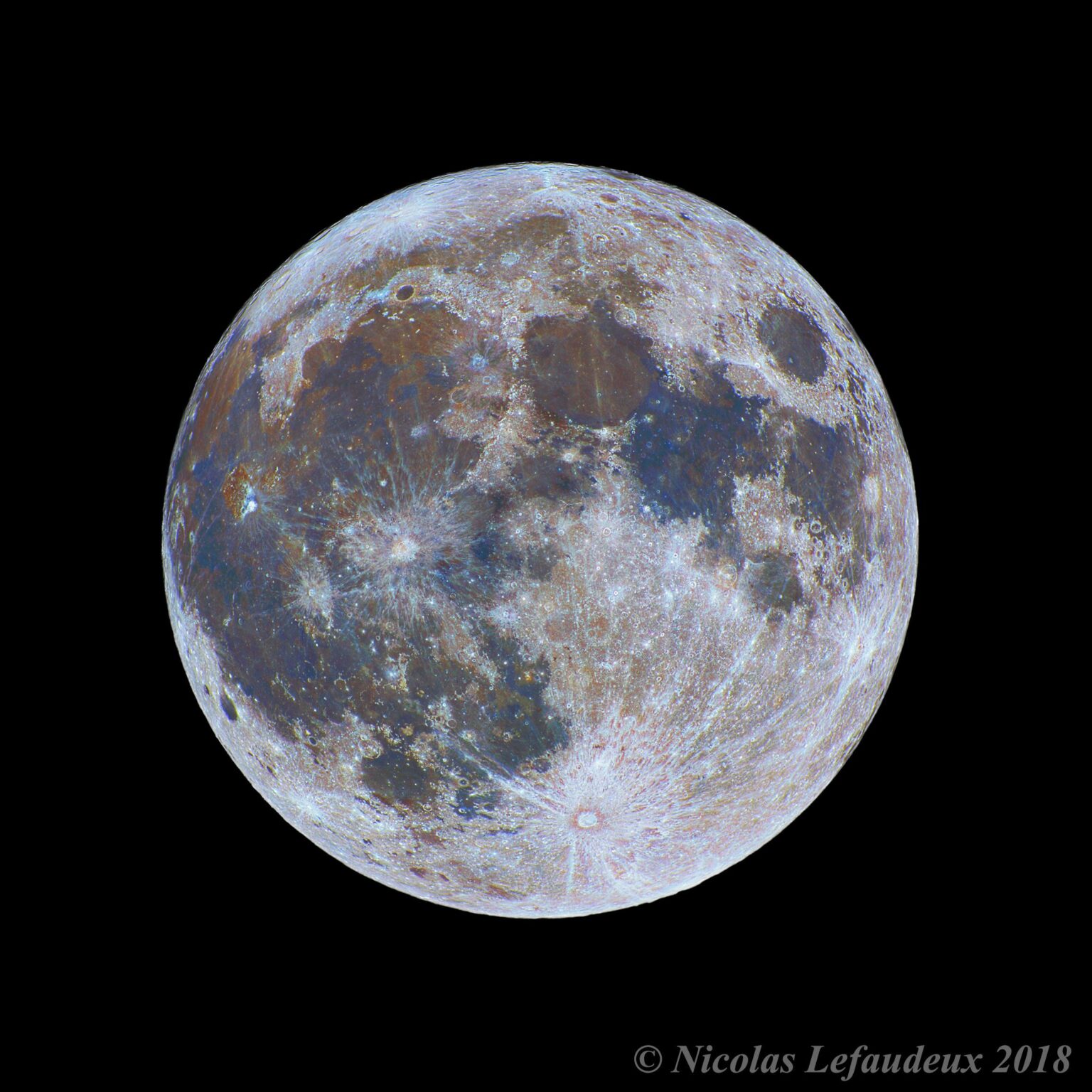 Color-Full Moon by Nicolas Lefaudeux