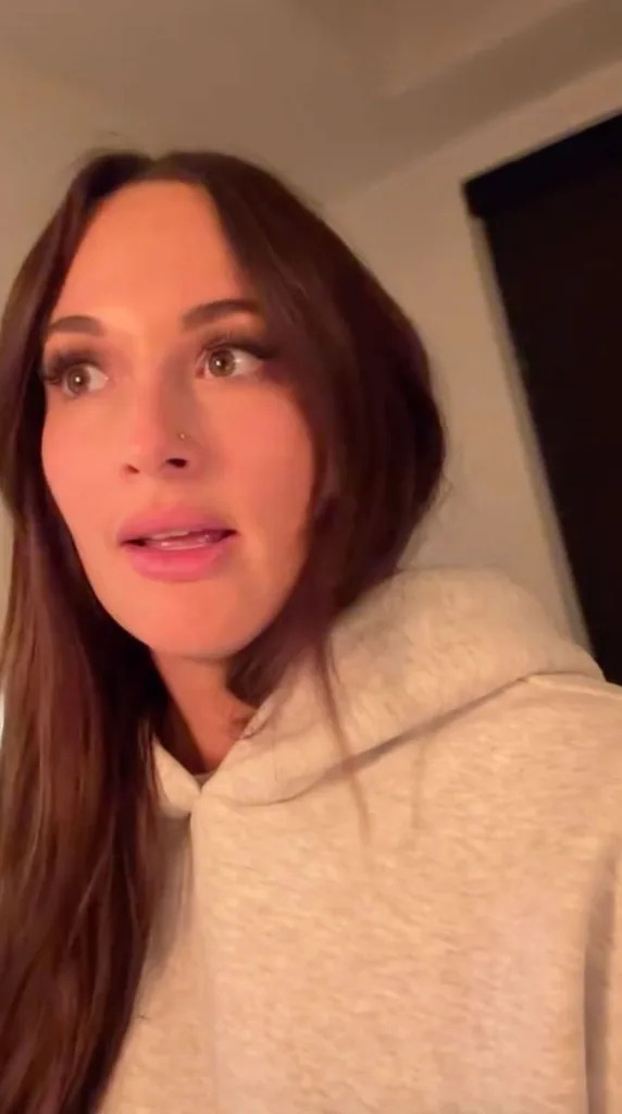 Musgraves said in her Instagram Story the orbs followed the plane and didn’t move “like any craft that we can control.” spaceykacey/Instagram