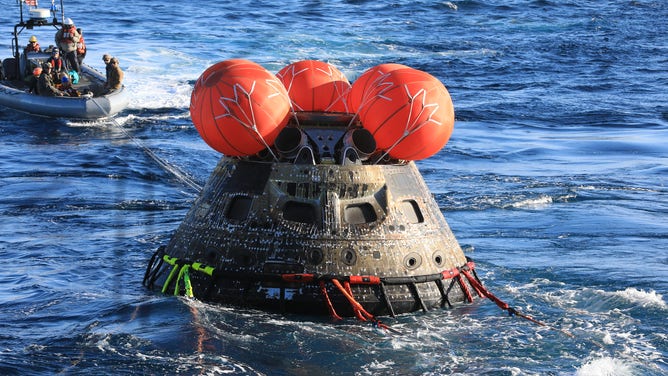 NASA’s Orion spacecraft for the Artemis I mission was successfully recovered inside the well deck of the USS Portland on Dec. 11, 2022 off the coast of Baja California. After launching atop the Space Launch System rocket on Nov. 16, 2022 from the agency’s Kennedy Space Center in Florida, Orion spent 25.5 days in space before returning to Earth, completing the Artemis I mission.