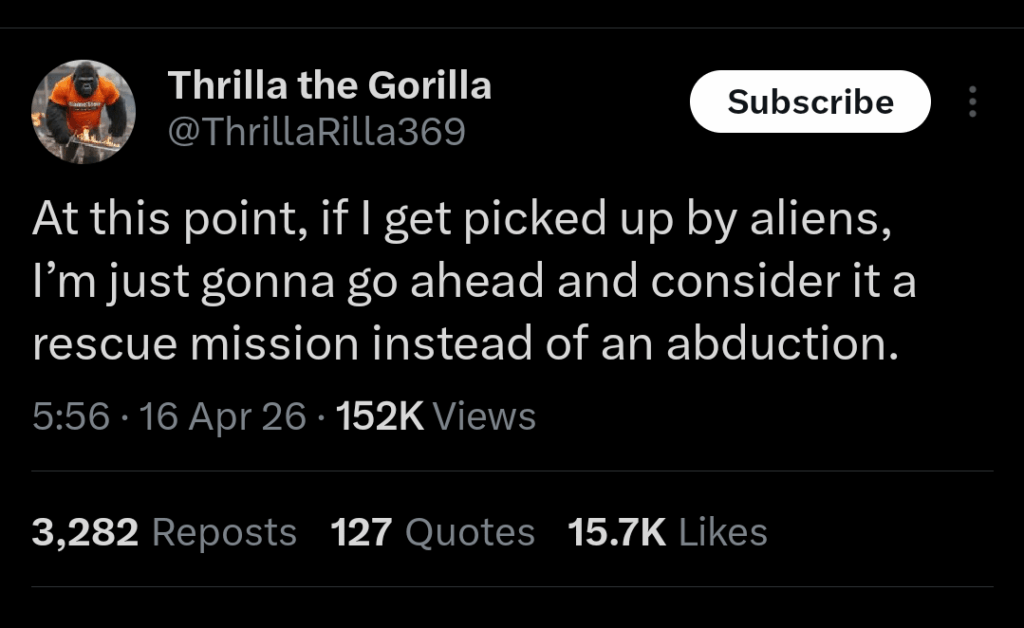 Aliens can be our friends too.