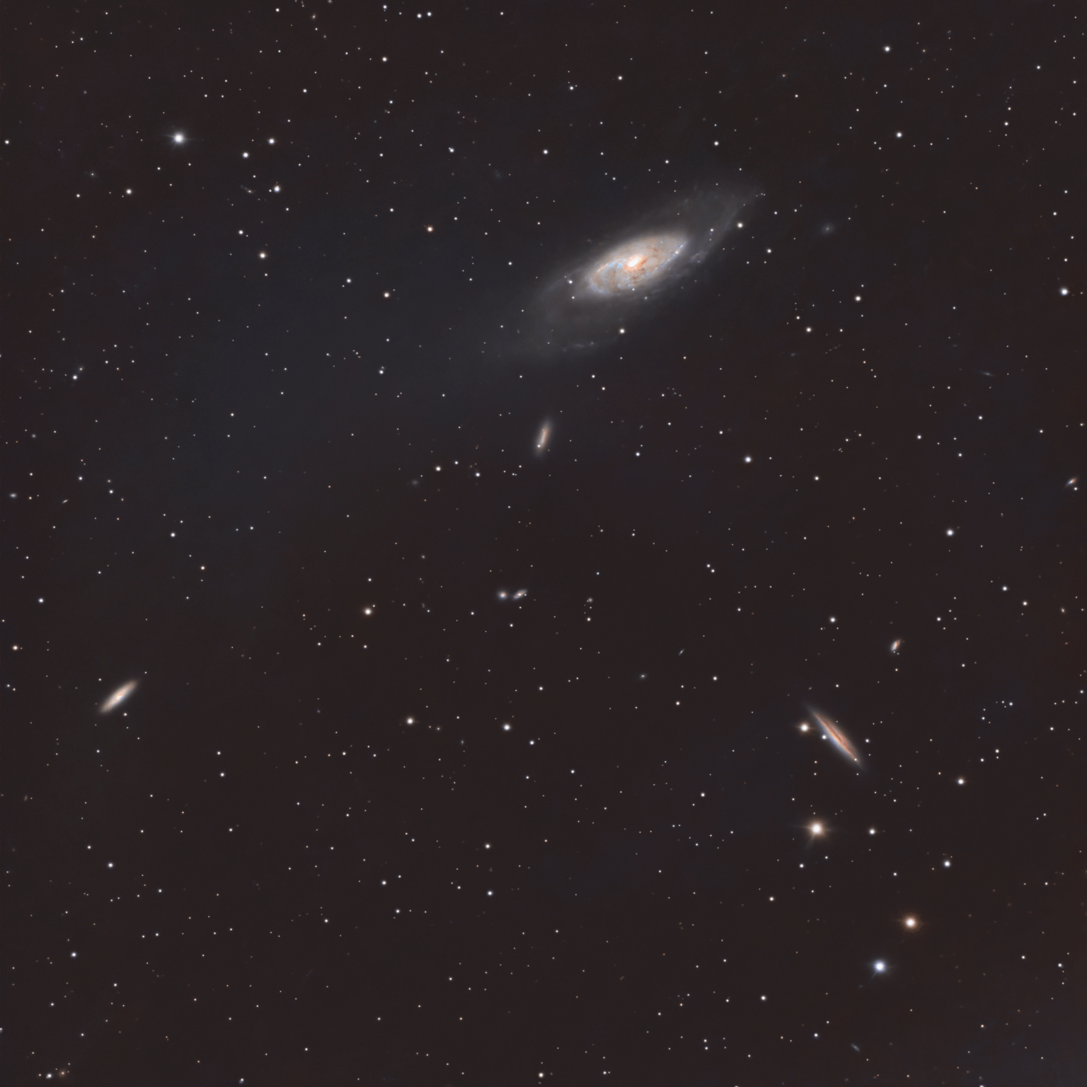 M106 and nearby galaxies