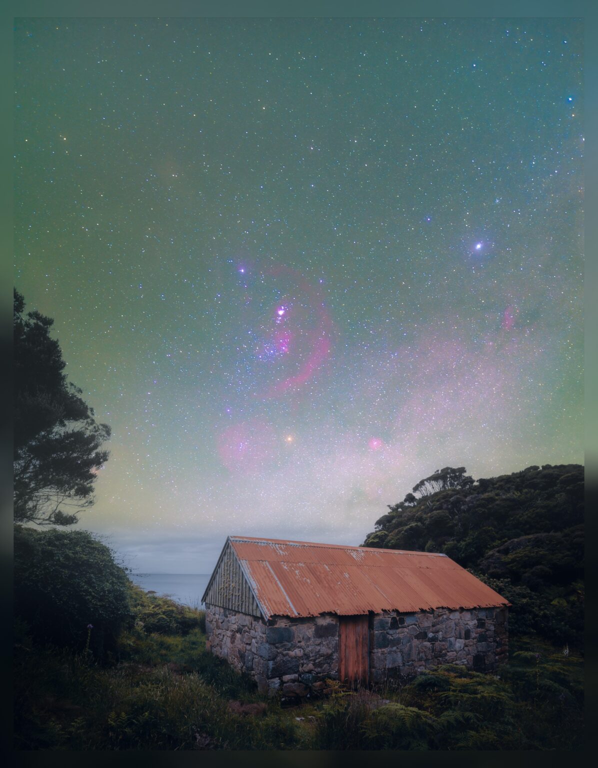 The cabin in the woods, Rakiaura, Aotearoa