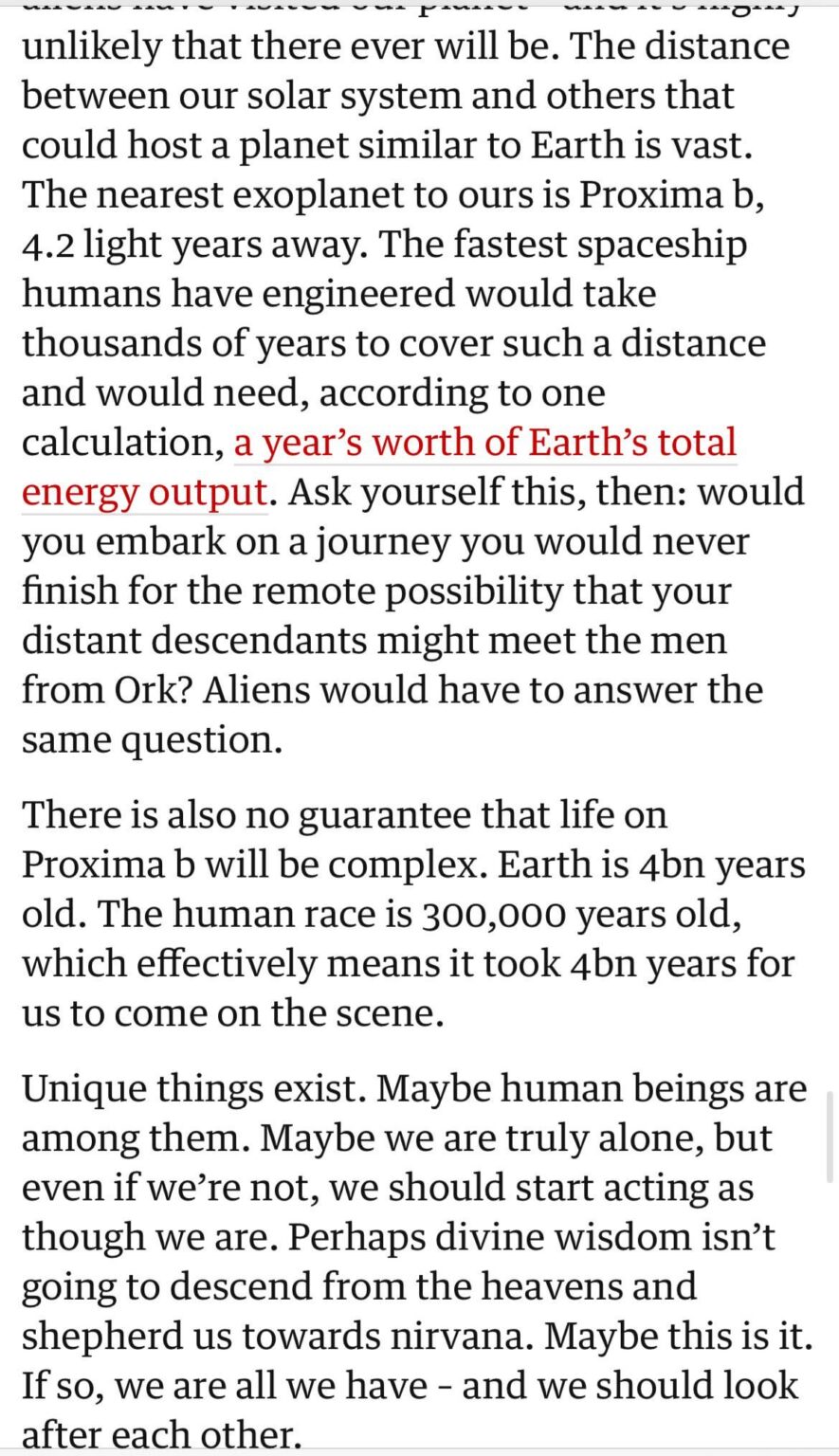 Daniel Lavelle’s article on ufos released today - not willing to take the subject seriously.