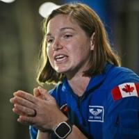 Laughter, tears: historic day for astronaut Jenni Gibbons in Houston