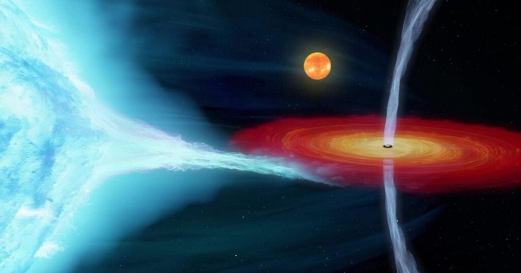 Astronomers measure black hole jet power for first time