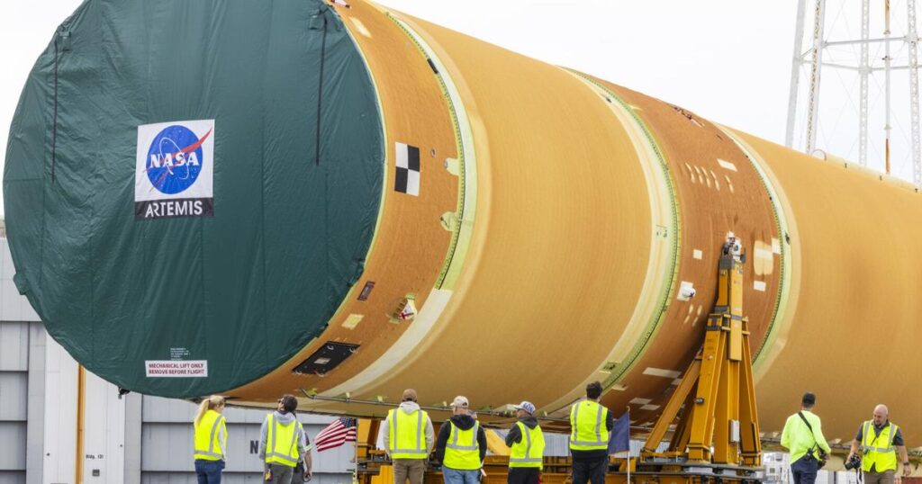 Artemis III rocket shipped from Louisiana on way to space