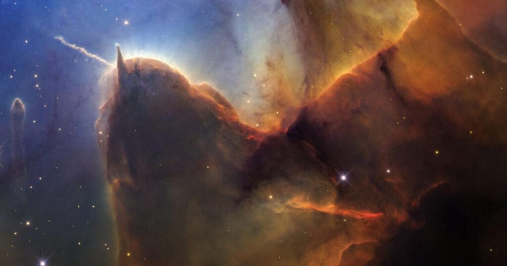 Hubble Space Telescope celebrates 36th birthday with space ‘sea slug’